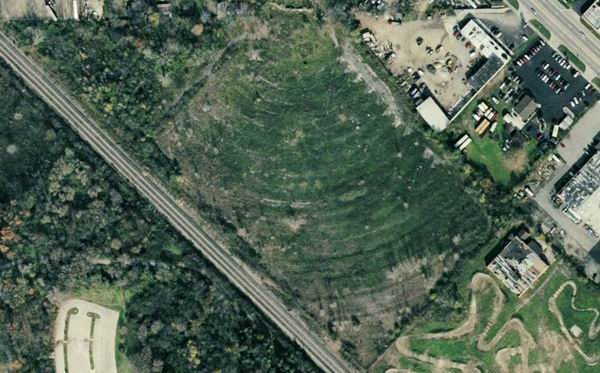 Pontiac Drive-In Theatre - Aerial